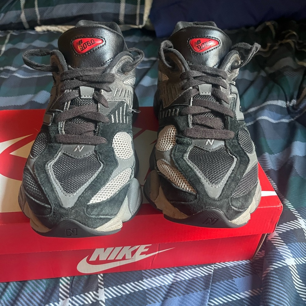 New Balance 9060 Black/Castlerock colorway